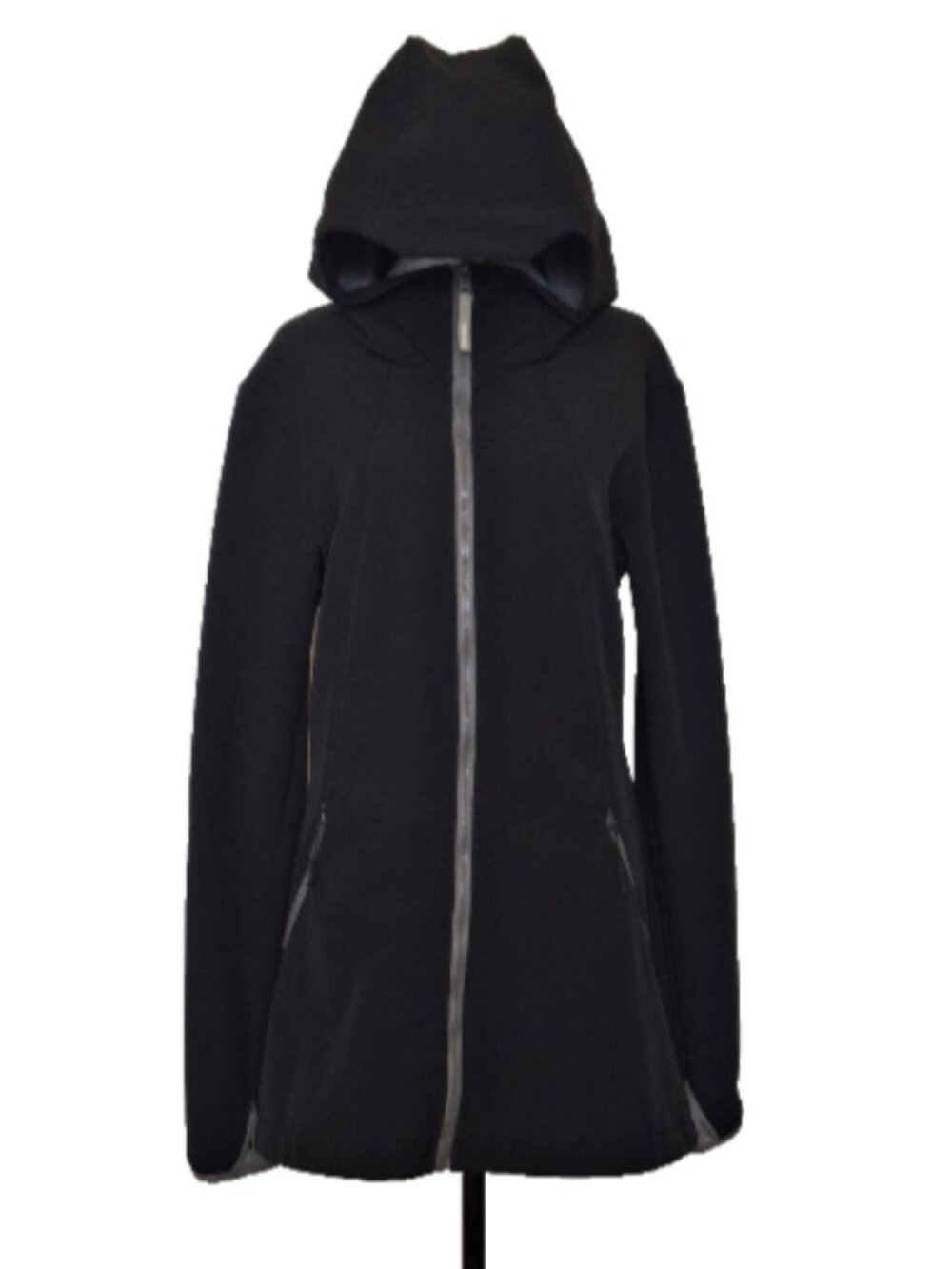 BENCH DENINGTON II HOODED SOFTSHELL JACKET (Style 15S1 BLKA 1899)  SIZE LARGE
